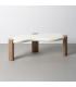 MESA CENTRO BLANCO-NATURAL DM SALÓN 125 X 60 X 41 CM