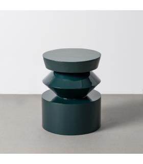 MESA AUXILIAR LACADO VERDE DM SALÓN 39,50 X 39,50 X 50 CM