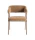 SILLA MARRÓN TEJIDO-METAL CONTRACT 56 X 60 X 81 CM