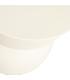 MESITA BLANCO ROTO ACERO 38 X 38 X 52 CM