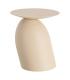 MESITA BEIGE ACERO 46 X 46 X 51 CM