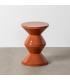 MESA AUXILIAR TERRACOTA METAL DECORACIÓN 33 X 33 X 55 CM