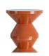 MESA AUXILIAR TERRACOTA METAL DECORACIÓN 33 X 33 X 55 CM