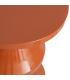 MESA AUXILIAR TERRACOTA METAL DECORACIÓN 33 X 33 X 55 CM