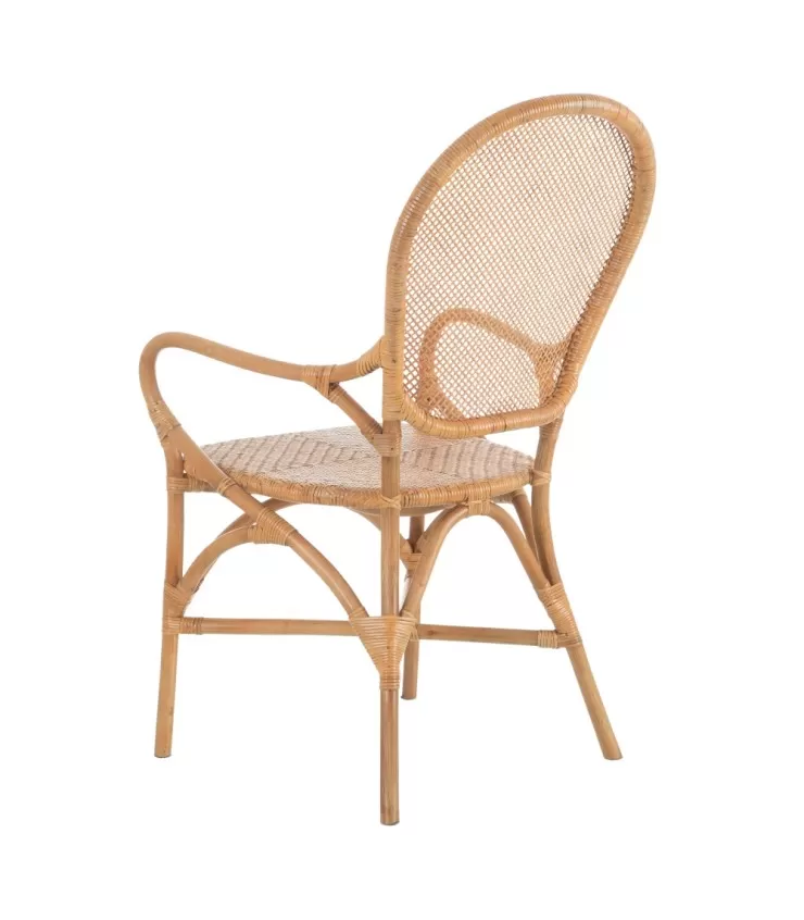 Cadeira natural ratán 57 x 50 x 99 cm