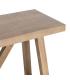CONSOLA NATURAL MADERA DE CAUCHO 140 X 40 X 75,50 CM