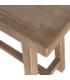 CONSOLA NATURAL MADERA DE CAUCHO 140 X 40 X 75,50 CM