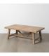 MESA CENTRO NATURAL MADERA DE CAUCHO 130 X 70 X 46 CM