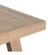 MESA CENTRO NATURAL MADERA DE CAUCHO 130 X 70 X 46 CM
