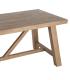 MESA COMEDOR NATURAL MADERA DE CAUCHO 200 X 90 X 77,50 CM