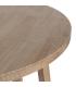 MESA ALTA NATURAL MADERA DE CAUCHO 79,50 X 79,50 X 102 CM