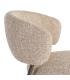 SILLA JASPEADO BEIGE-MARRÓN TEJIDO-METAL 57 X 60 X 81 CM