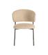 SILLA JASPEADO MOSTAZA TEJIDO-METAL 57 X 60 X 81 CM