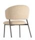 SILLA JASPEADO MOSTAZA TEJIDO-METAL 57 X 60 X 81 CM
