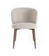 SILLA JASPEADO BEIGE TEJIDO-METAL 57 X 59 X 81 CM