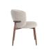 SILLA JASPEADO BEIGE TEJIDO-METAL 57 X 59 X 81 CM