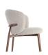 SILLA JASPEADO BEIGE TEJIDO-METAL 57 X 59 X 81 CM