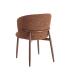 SILLA JASPEADO TEJA TEJIDO-METAL 57 X 59 X 81 CM