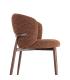 SILLA JASPEADO TEJA TEJIDO-METAL 57 X 59 X 81 CM