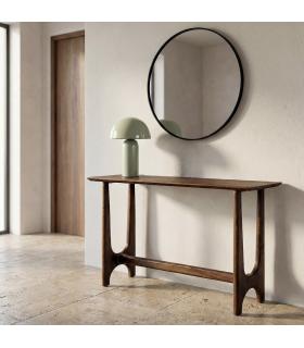 CONSOLA NATURAL MADERA DE MANGO 130 X 40 X 76 CM