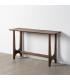 CONSOLA NATURAL MADERA DE MANGO 130 X 40 X 76 CM