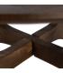 MESA CENTRO NATURAL MADERA DE MANGO 90 X 90 X 45 CM