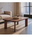 MESITA MARRÓN MADERA DE MANGO 115 X 70 X 43 CM