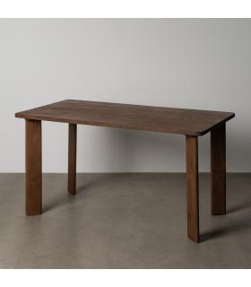 MESA MARRÓN MADERA DE MANGO 145 X 80 X 75 CM
