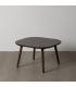 MESITA MARRÓN OSCURO MADERA DE MANGO 65 X 65 X 40 CM