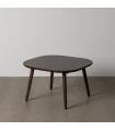 MESITA MARRÓN OSCURO MADERA DE MANGO 65 X 65 X 40 CM