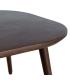 MESITA MARRÓN OSCURO MADERA DE MANGO 65 X 65 X 40 CM