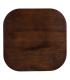MESITA MARRÓN OSCURO MADERA DE MANGO 80 X 80 X 45 CM