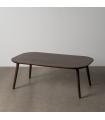 MESITA MARRÓN OSCURO MADERA DE MANGO 115 X 70 X 43 CM