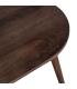 MESITA MARRÓN OSCURO MADERA DE MANGO 115 X 70 X 43 CM