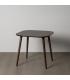 MESA MARRÓN OSCURO MADERA DE MANGO 80 X 80 X 75 CM