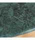 MESA COMEDOR NATURAL-VERDE MADERA-MÁRMOL 115 X 115 X 76 CM
