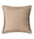 COJÍN MARRÓN ALGODÓN/TERCIOPELO 50 X 50 CM