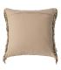 COJÍN BEIGE ALGODÓN/TERCIOPELO 50 X 50 CM
