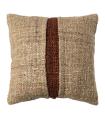 COJÍN BEIGE-TEJA VISCOSA-ALGODÓN 50 X 50 CM