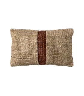COJÍN BEIGE-TEJA VISCOSA-ALGODÓN 30 X 50 CM