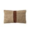 COJÍN BEIGE-TEJA VISCOSA-ALGODÓN 30 X 50 CM