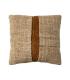 COJÍN BEIGE-OCRE VISCOSA-ALGODÓN 50 X 50 CM