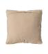 COJÍN BEIGE-OCRE VISCOSA-ALGODÓN 50 X 50 CM
