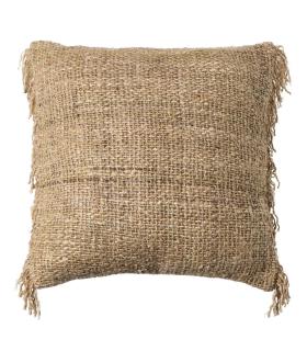 COJÍN BEIGE VISCOSA-ALGODÓN 50 X 50 CM