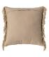 COJÍN BEIGE VISCOSA-ALGODÓN 50 X 50 CM