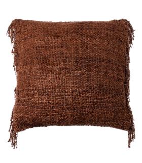 COJÍN TEJA VISCOSA-ALGODÓN 50 X 50 CM