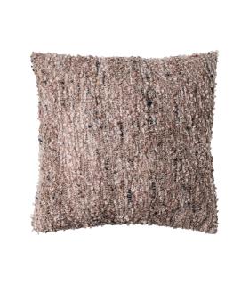 COJÍN MORADO VISCOSA-ALGODÓN 50 X 50 CM