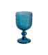 COPA AZUL CRISTAL DECORACIÓN 8 X 8 X 14,40 CM