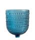 COPA AZUL CRISTAL DECORACIÓN 8,80 X 8,80 X 16,40 CM
