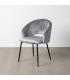 SILLA GRIS TEJIDO-METAL CONTRACT 58 X 60 X 80,50 CM
